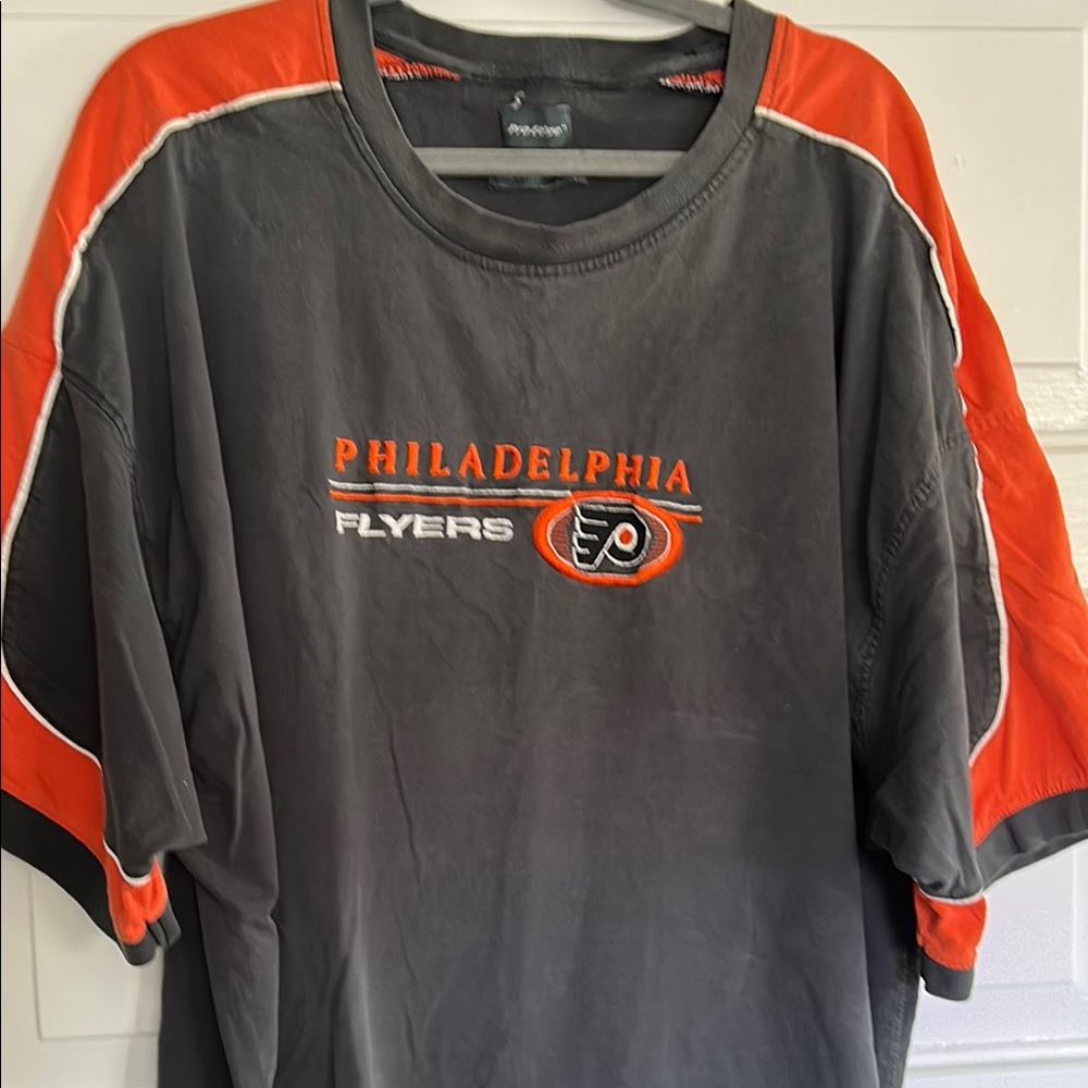 Philadelphia Flyers Pro Edge Gray and Orange Jersey